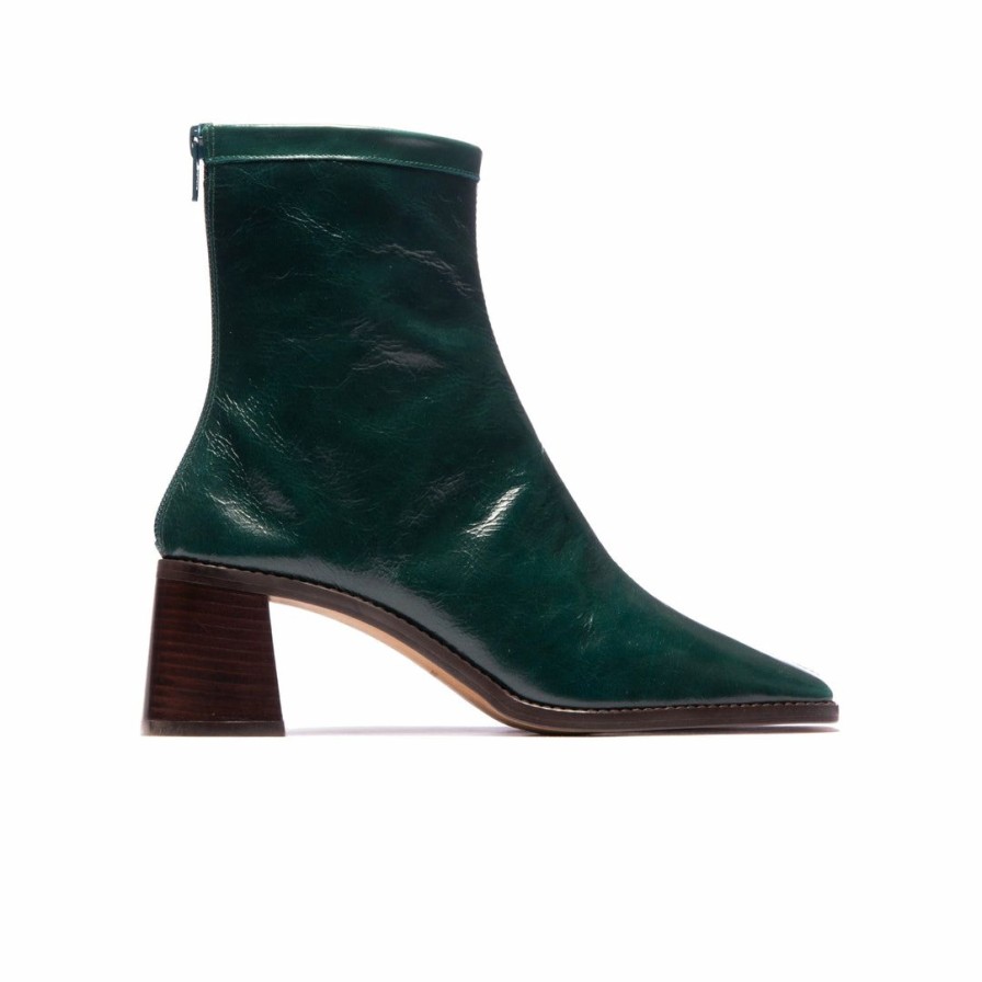 Women L'Intervalle | L'Intervalle Women Denton Green Leather