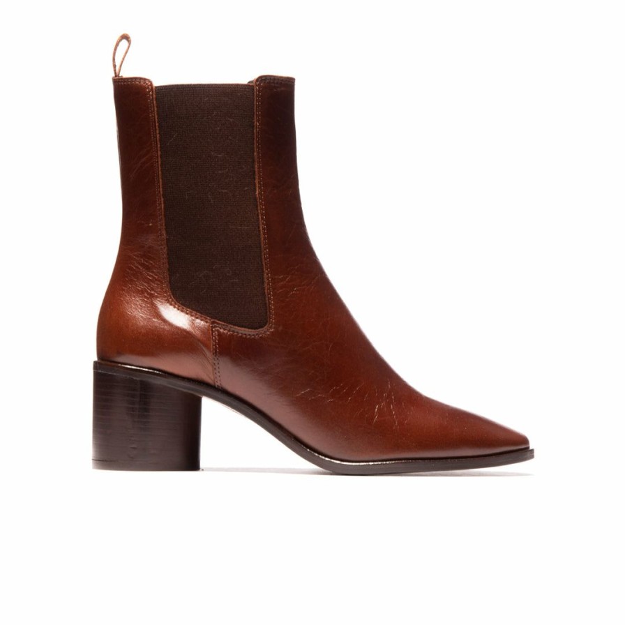 Women L'Intervalle | L'Intervalle Whitby Women Chestnut Leather