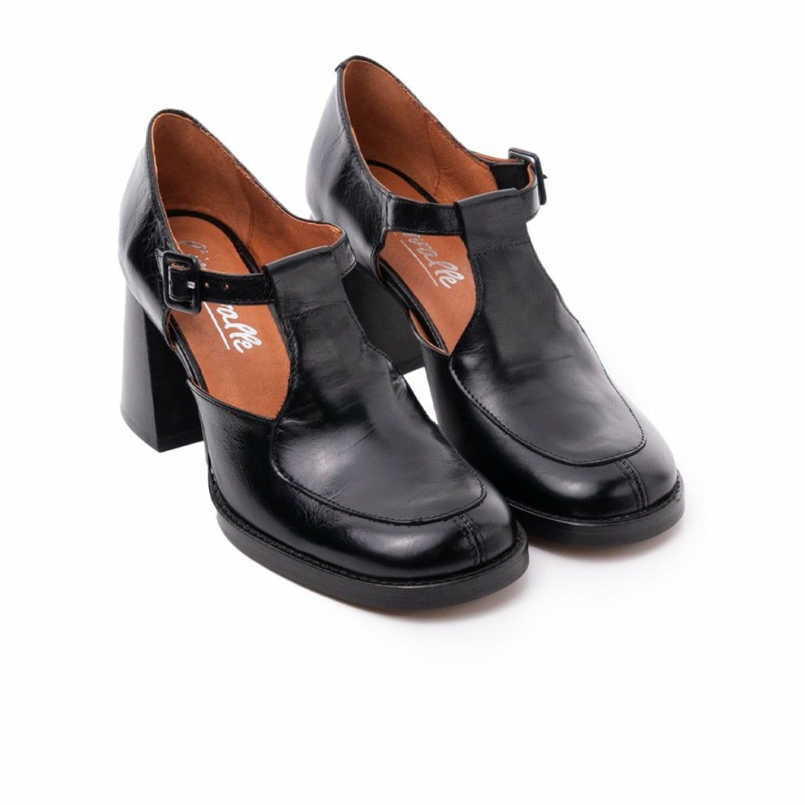 Women L'Intervalle | L'Intervalle Women Carnac Black Leather