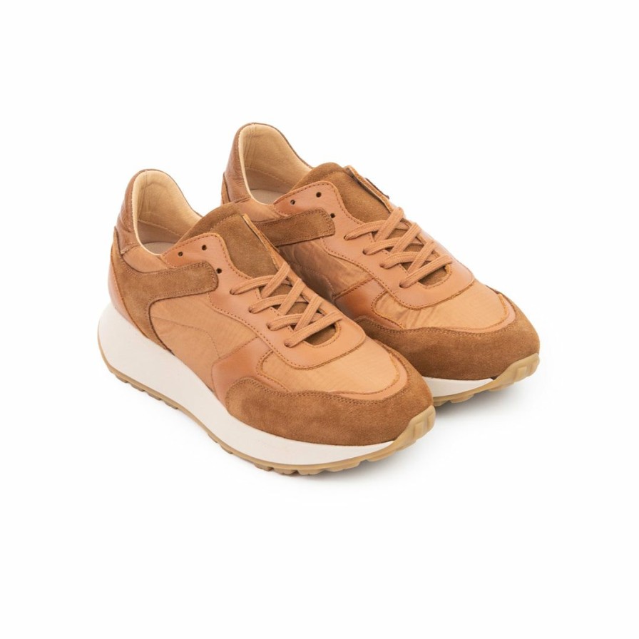 Women L'Intervalle | L'Intervalle Ricky Women Camel Leather/Suede