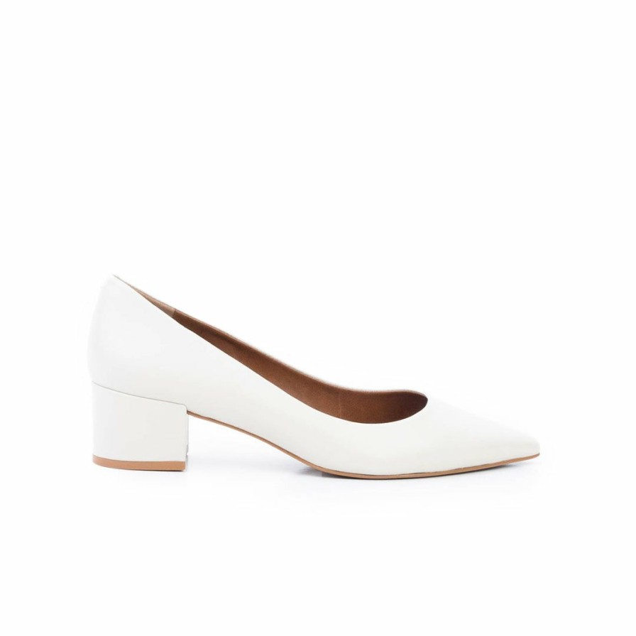 Women L'Intervalle | L'Intervalle Marietta Cream Leather