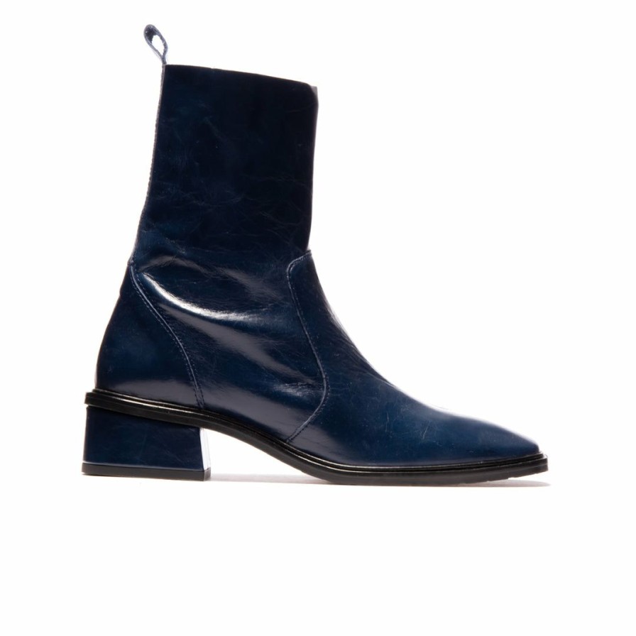 Women L'Intervalle | L'Intervalle Stanton Women Navy Leather