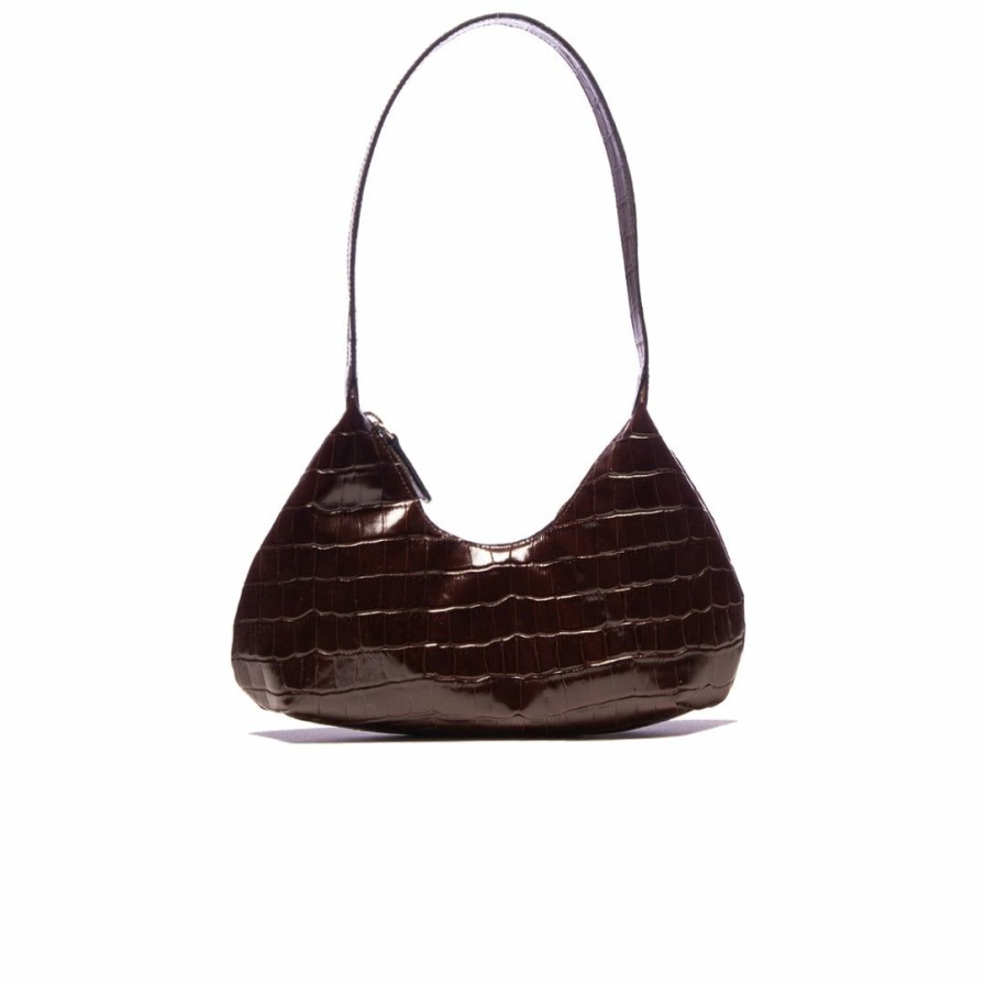 Bags L'Intervalle | L'Intervalle Mollina Dark Brown Croco