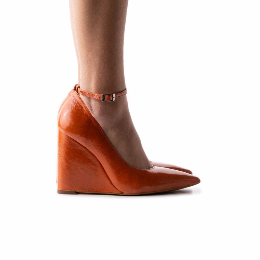 Women L'Intervalle | L'Intervalle Salasia Burnt Orange Leather Burnt Orange Leather/Cuir Orange Brulee