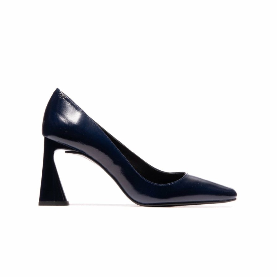 Women L'Intervalle | L'Intervalle Women Barnet Navy Leather