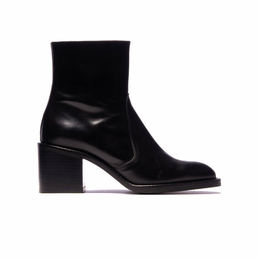 Women L'Intervalle | L'Intervalle Keats Women Black Leather