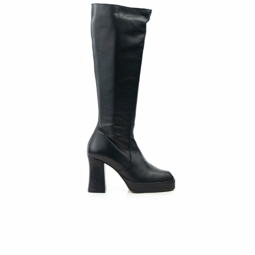 Women L'Intervalle | L'Intervalle Women Emilion Black Leather