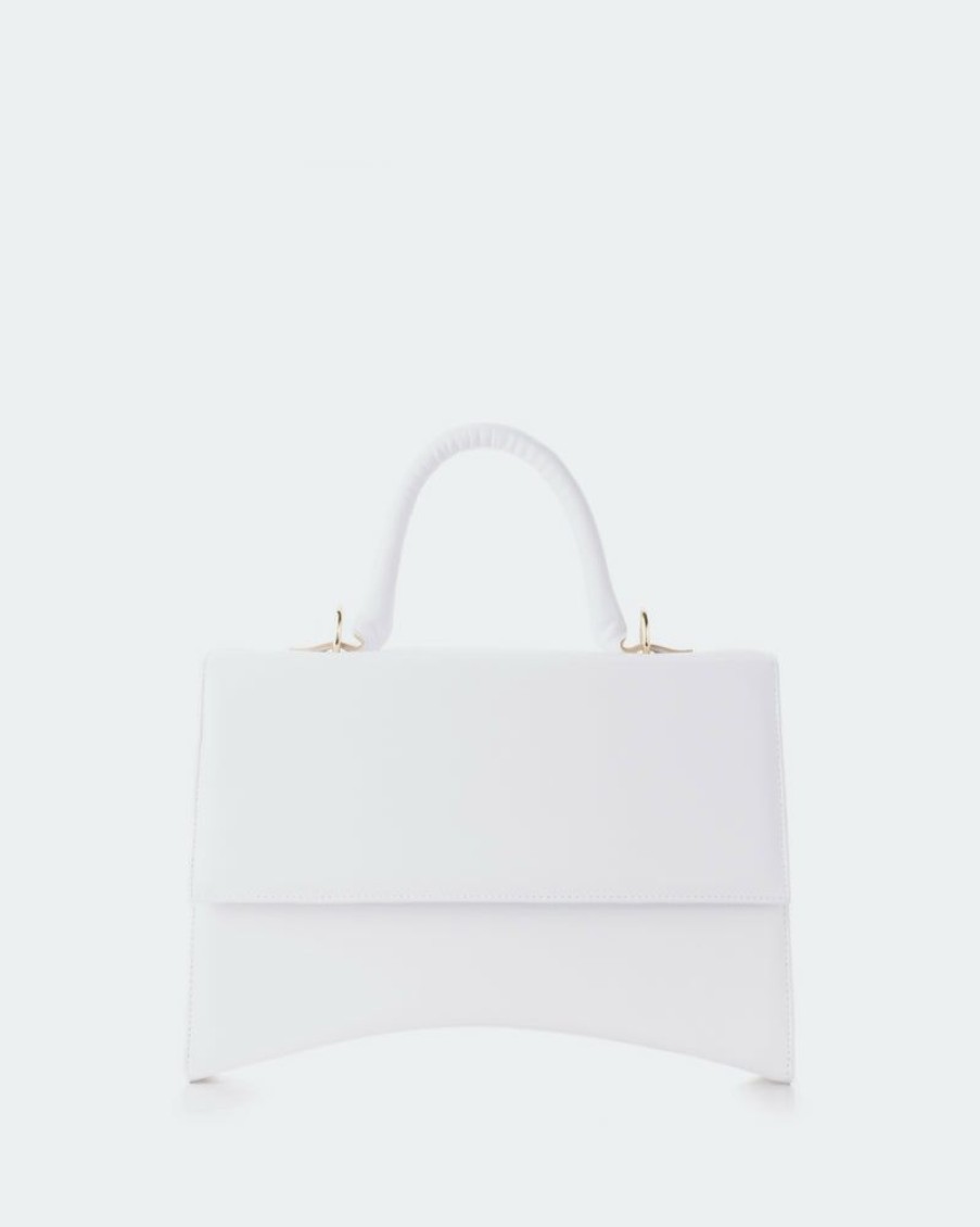 Bags L'Intervalle | L'Intervalle Yacht White Leather Women White Leather/Cuir Blanc