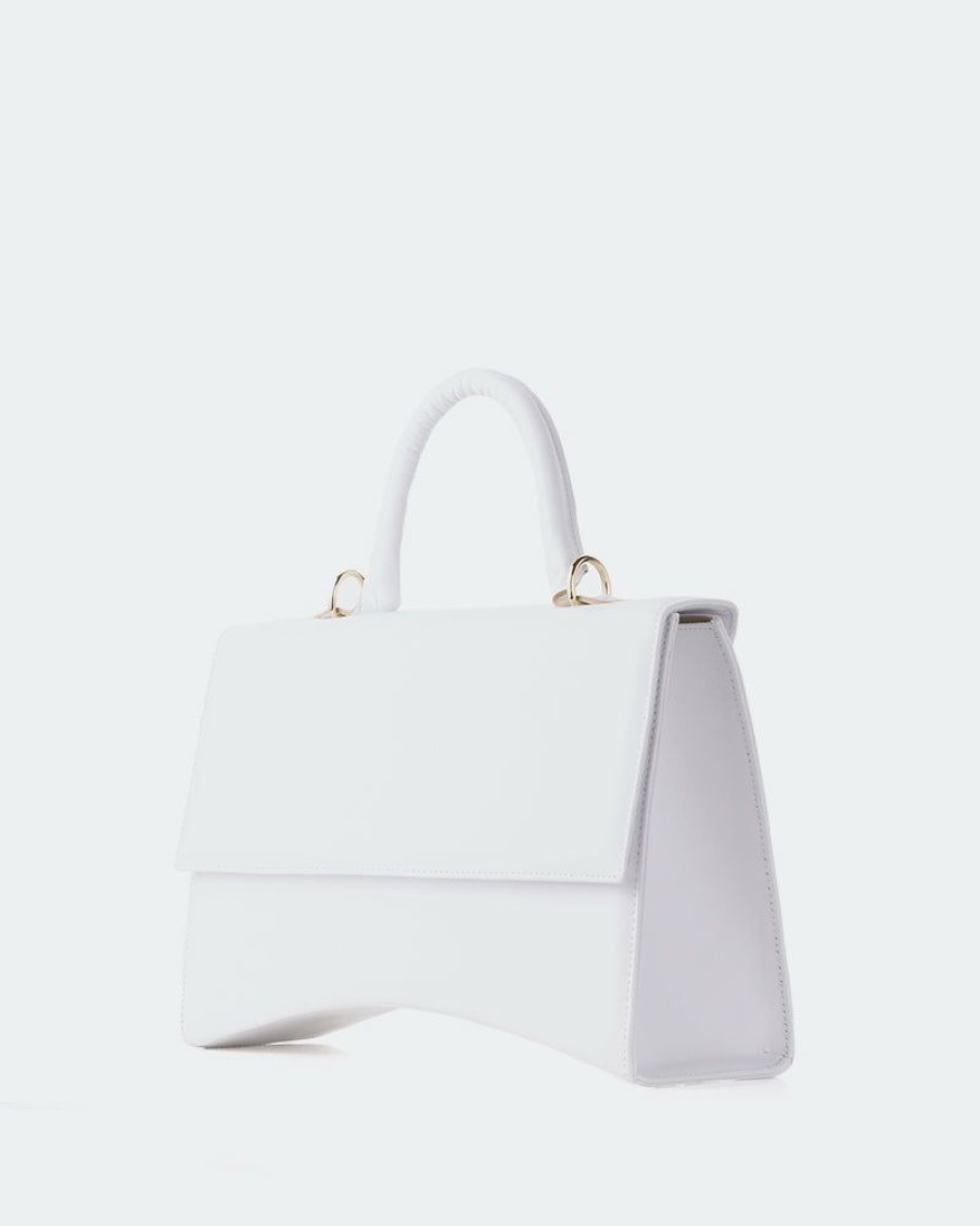 Bags L'Intervalle | L'Intervalle Yacht White Leather Women White Leather/Cuir Blanc