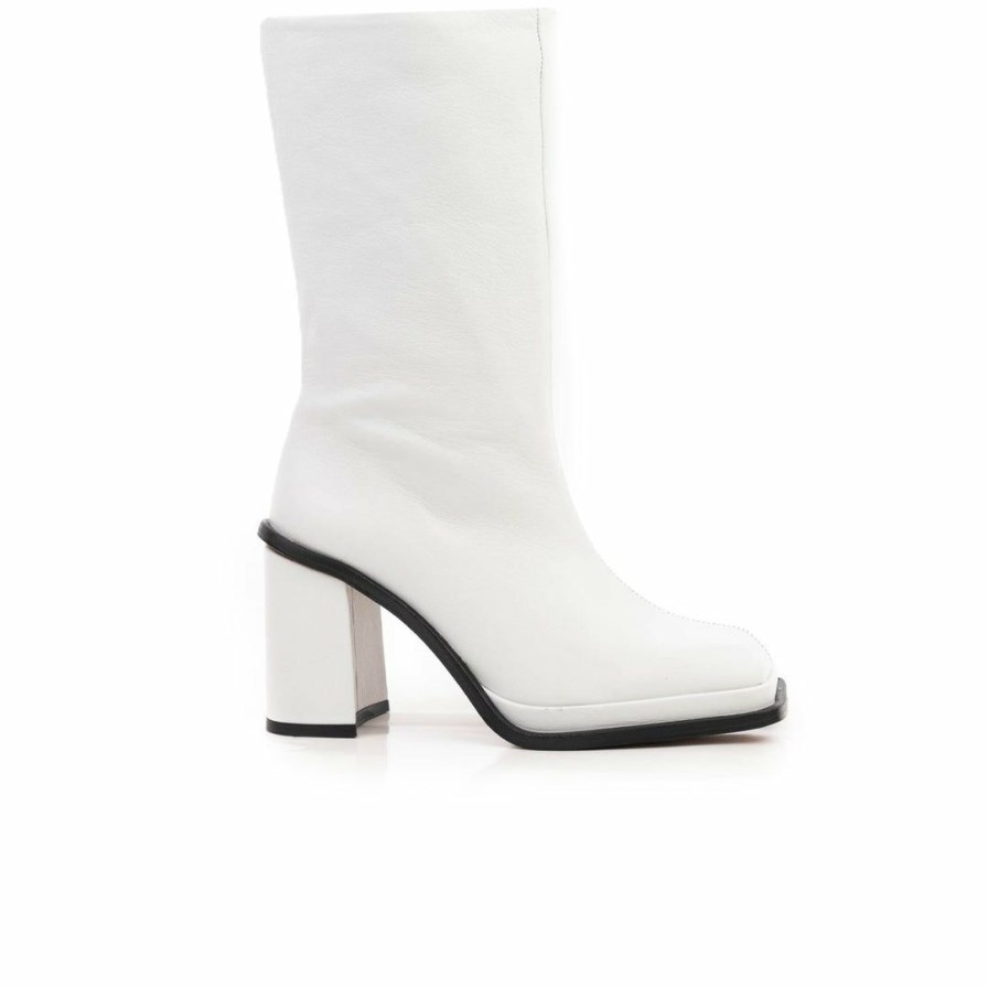 Women L'Intervalle | L'Intervalle Chaumont White Leather