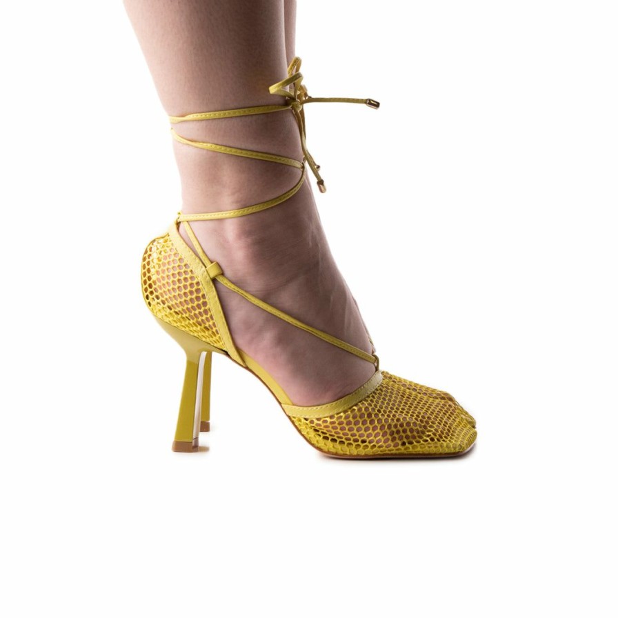 Women L'Intervalle | L'Intervalle Sopra Women Yellow Mesh