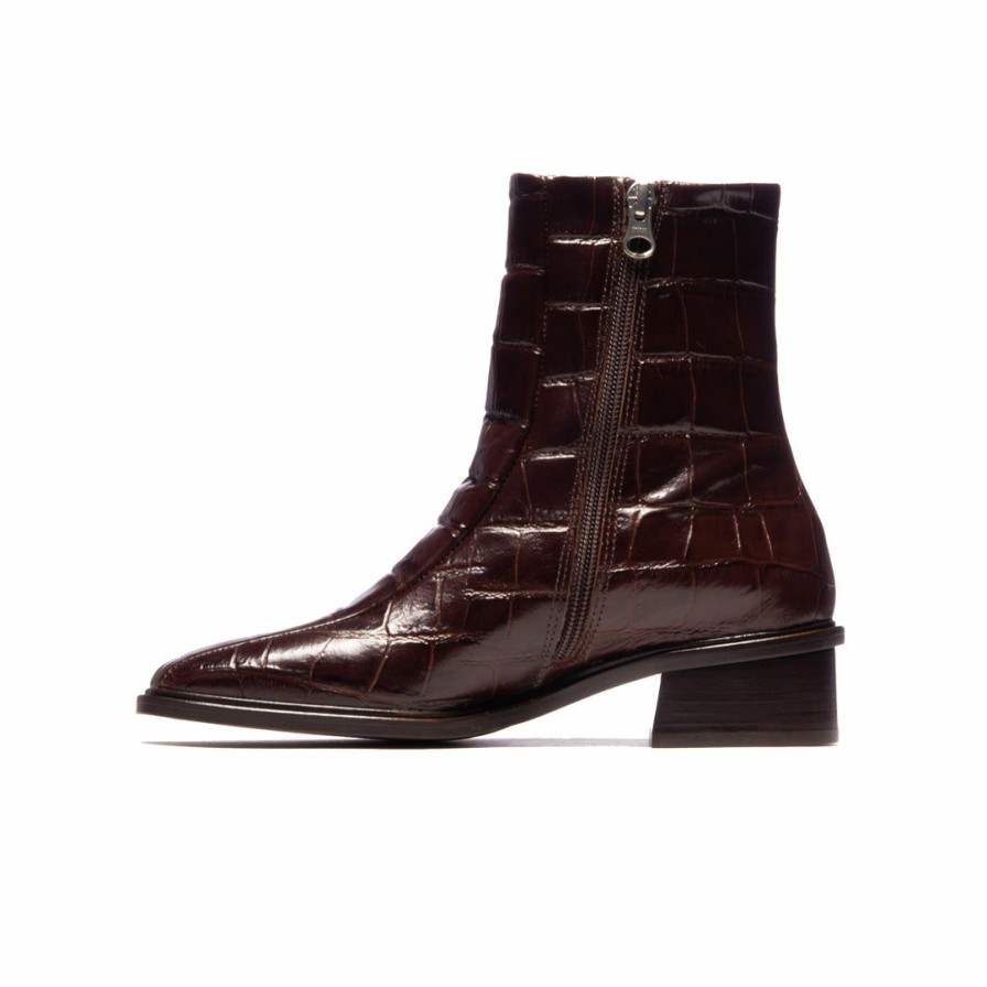 Women L'Intervalle | L'Intervalle Women Gilgen Brown Croco