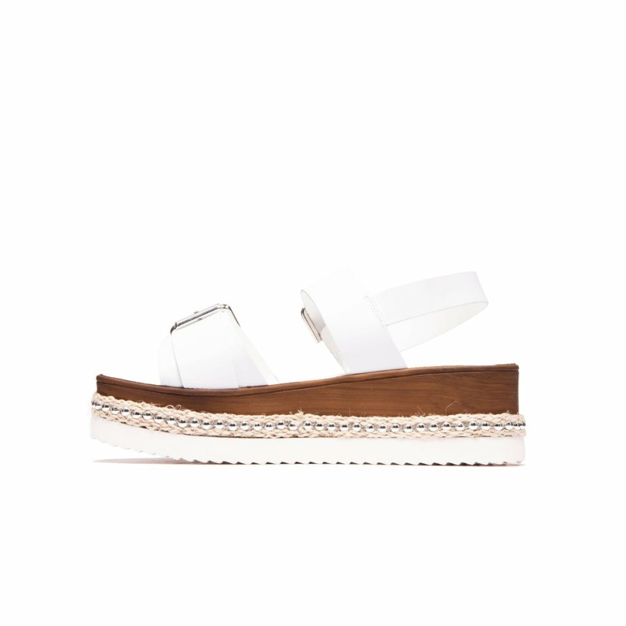 Women L'Intervalle | L'Intervalle Amalfie White Leather Women