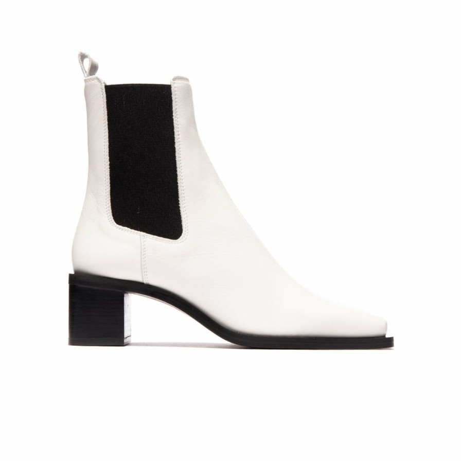 Women L'Intervalle | L'Intervalle Women Albans White Leather