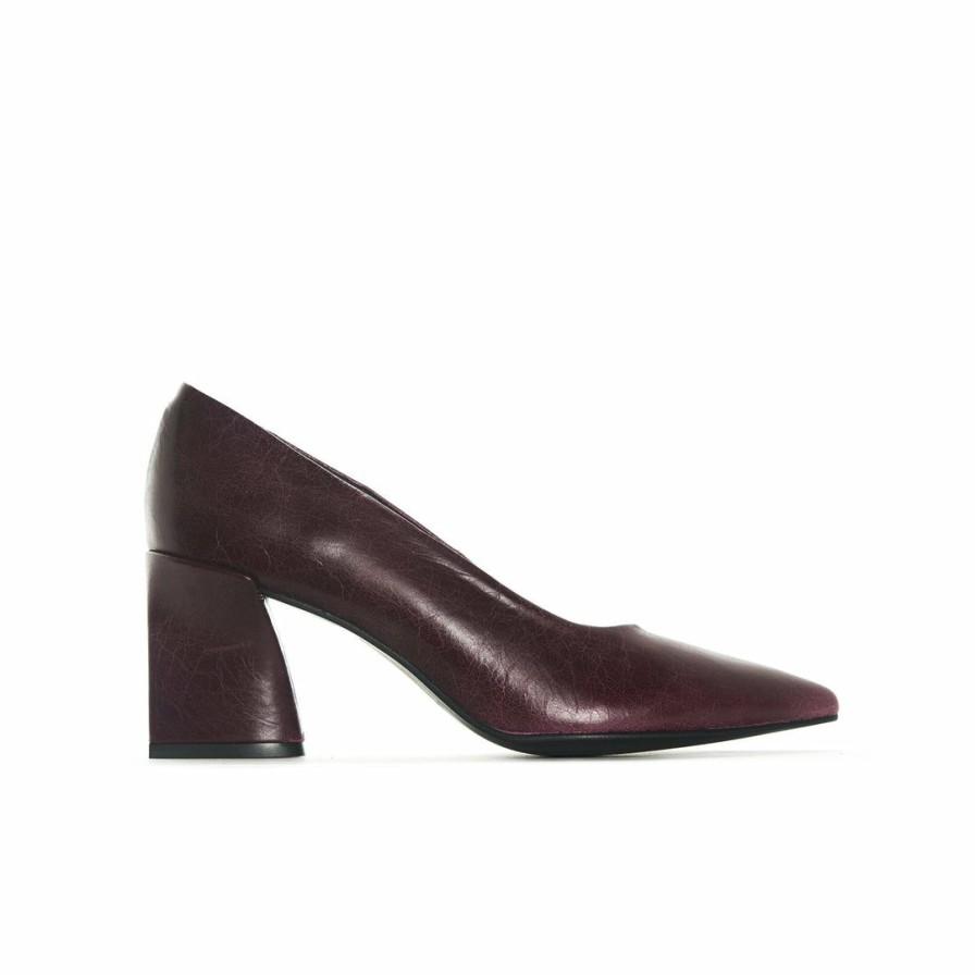 Women L'Intervalle | L'Intervalle Clancy Bordo Leather