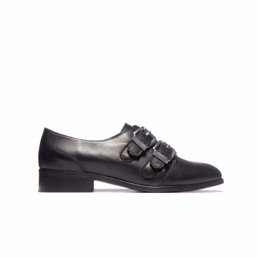 Women L'Intervalle | L'Intervalle Loulou Black Leather