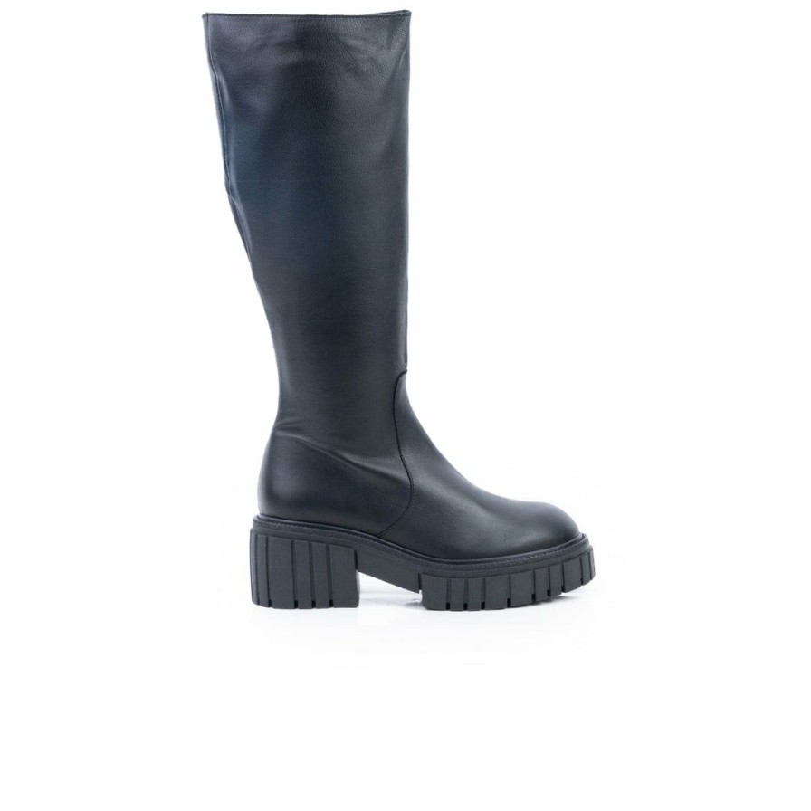 Women L'Intervalle | L'Intervalle Women Calais Black Leather