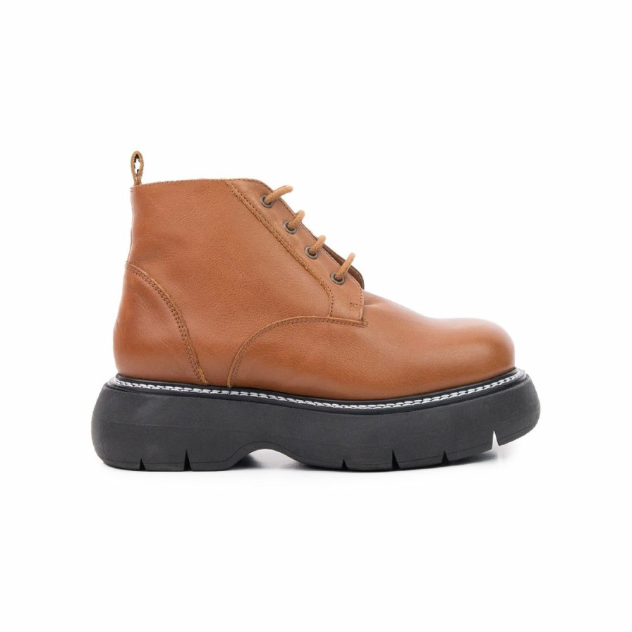 Women L'Intervalle | L'Intervalle Ravenclaw Women Tan Leather