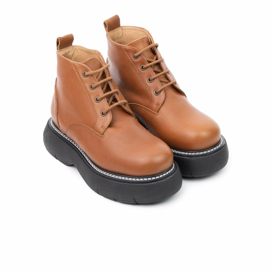 Women L'Intervalle | L'Intervalle Ravenclaw Women Tan Leather