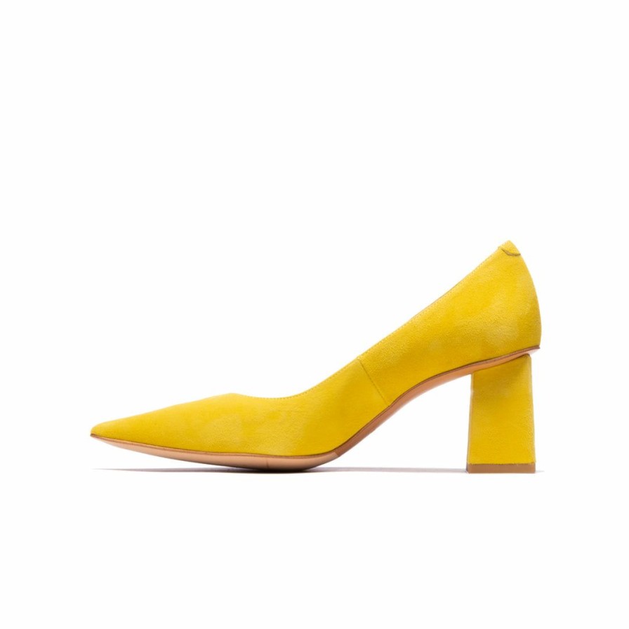 Women L'Intervalle | L'Intervalle Lariba Yellow Suede Women