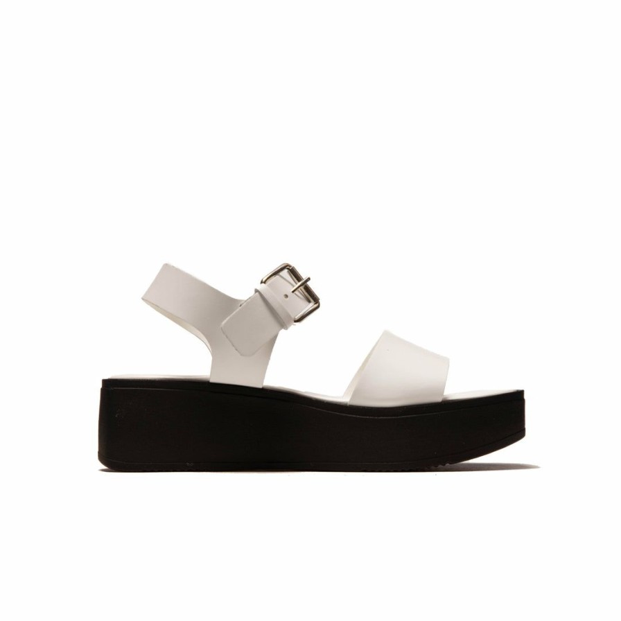 Women L'Intervalle | L'Intervalle Avola White Leather