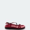 Women L'Intervalle | L'Intervalle Cassiane Red Leather Women Red Leather/Cuir Rouge