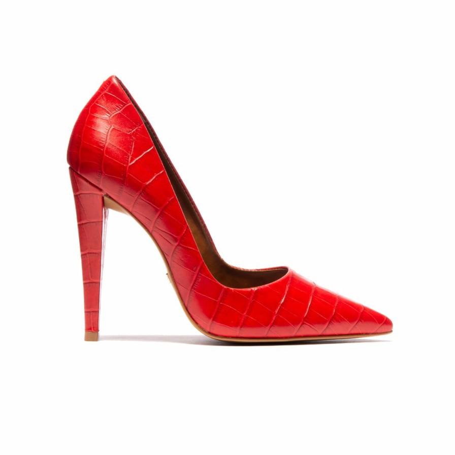 Women L'Intervalle | L'Intervalle Kyla True Red Croco