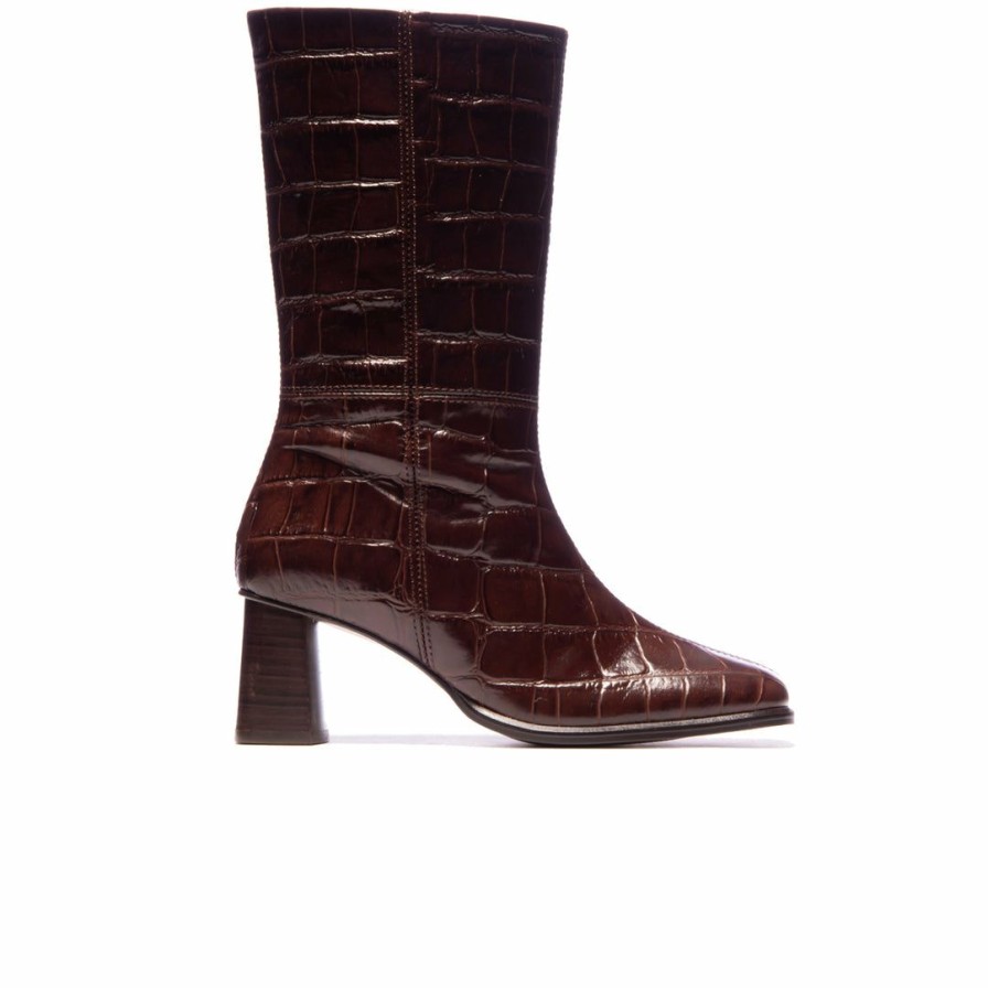 Women L'Intervalle | L'Intervalle Francis Women Brown Croco