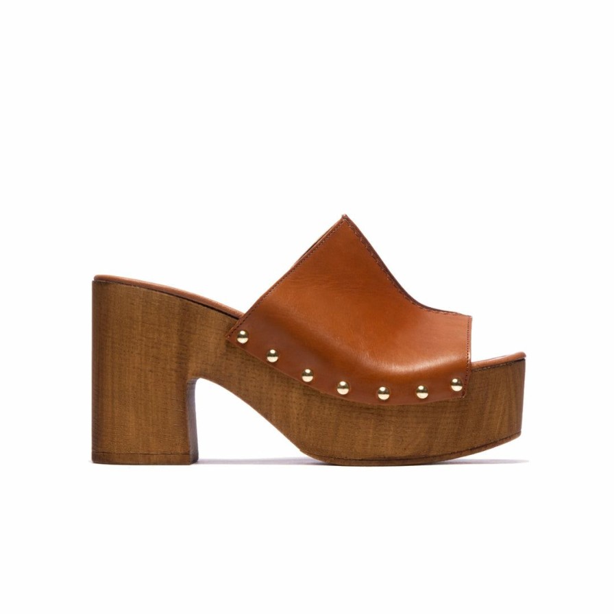 Women L'Intervalle | L'Intervalle Despina Tan Leather Women