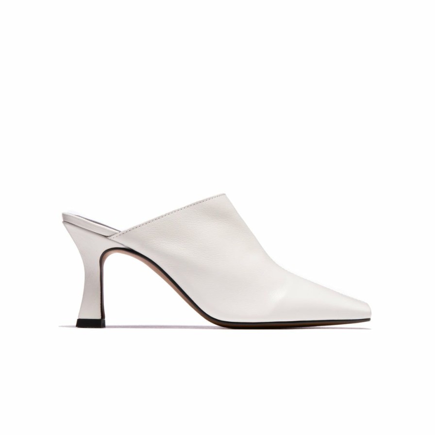 Women L'Intervalle | L'Intervalle Women Milos White Leather