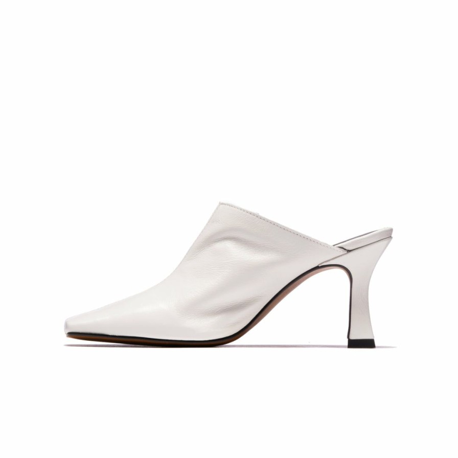 Women L'Intervalle | L'Intervalle Women Milos White Leather