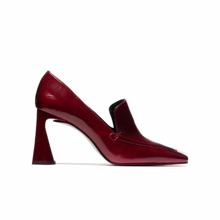 Women L'Intervalle | L'Intervalle Barnaby Women Ruby Leather