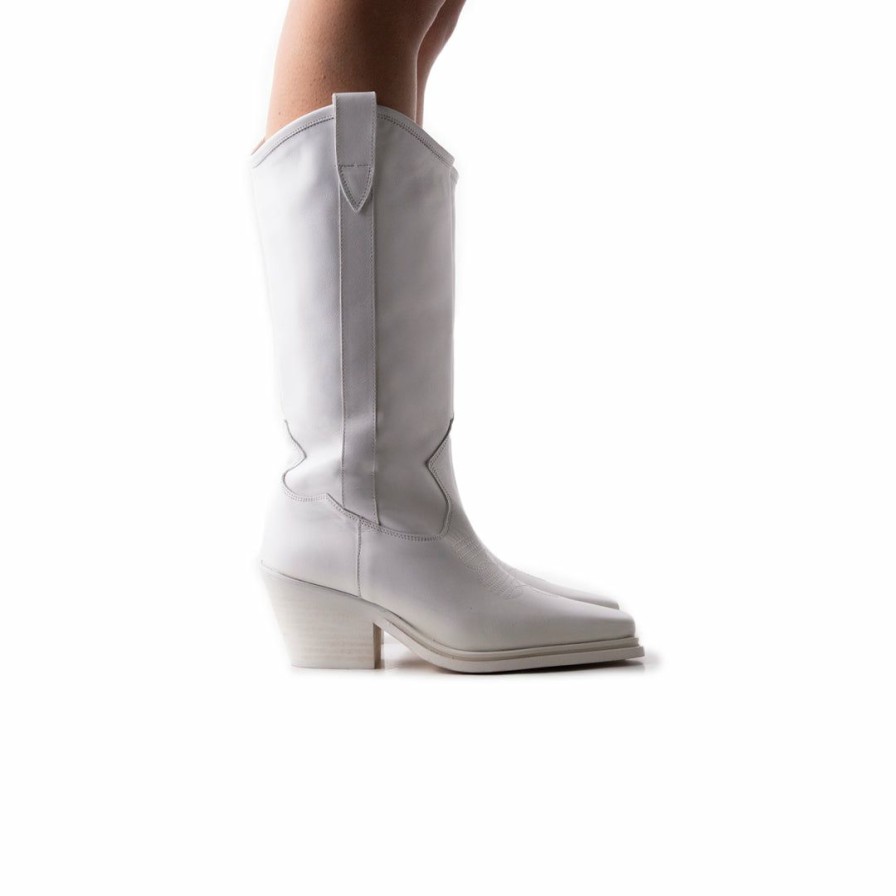 Women L'Intervalle | L'Intervalle Women Wilder White Leather