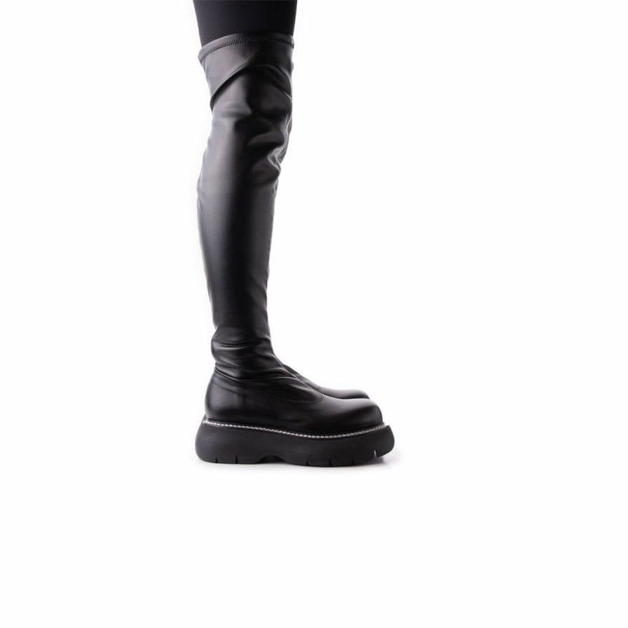 Women L'Intervalle | L'Intervalle Women Helga Black Stretch Black Strech