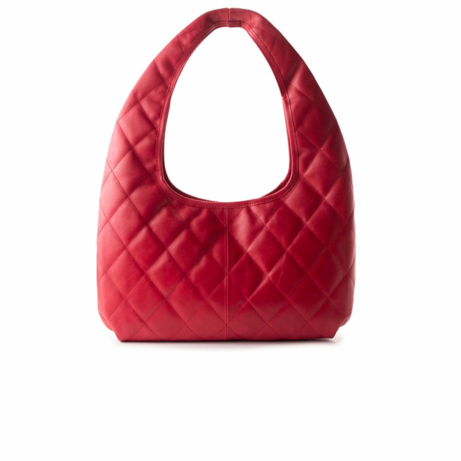 Bags L'Intervalle | L'Intervalle Women Luka Red Leather Red Leather/Cuir Rouge