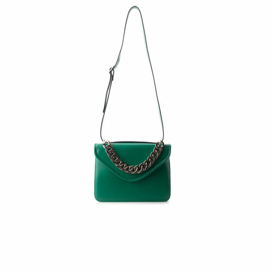 Bags L'Intervalle | L'Intervalle Ruelle Green Leather Women Green Leather/Vert Cuir