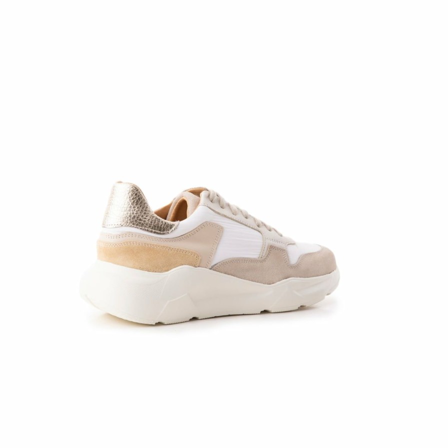 Women L'Intervalle | L'Intervalle Wham Off White Leather Off White Leather/Cuir Blanc Casse