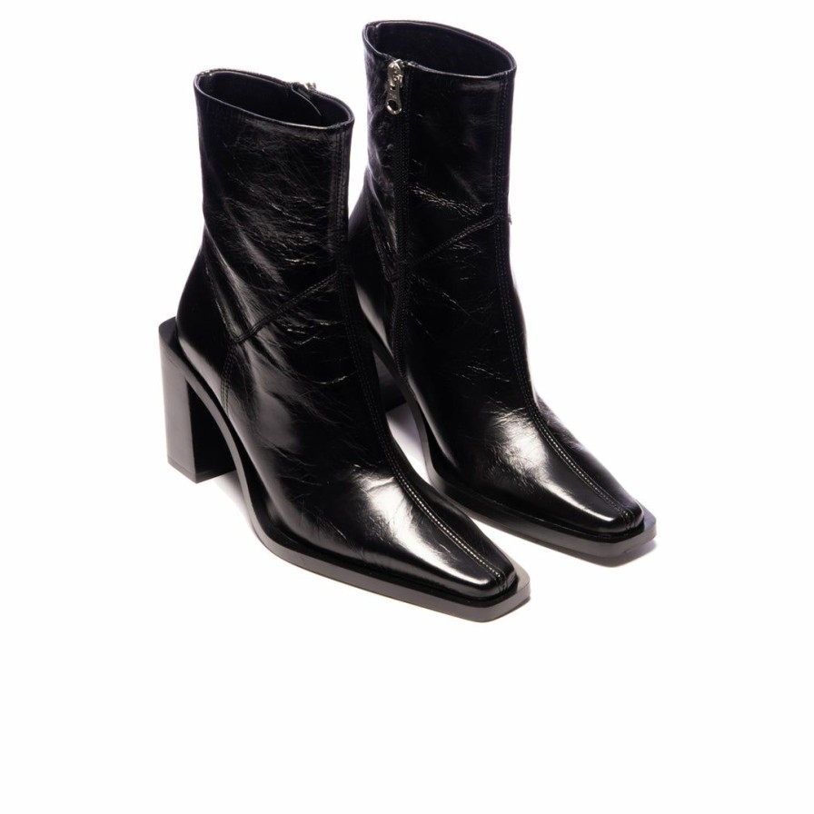 Women L'Intervalle | L'Intervalle Grant Women Black Leather