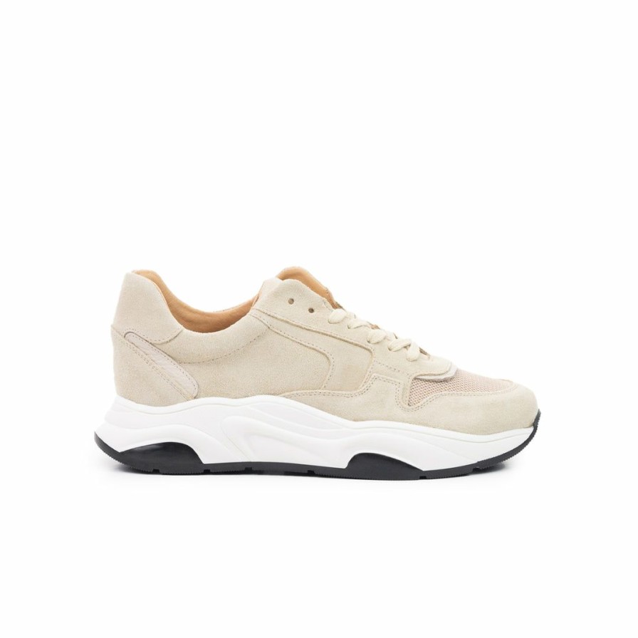 Women L'Intervalle | L'Intervalle Creep Nude Suede Mix