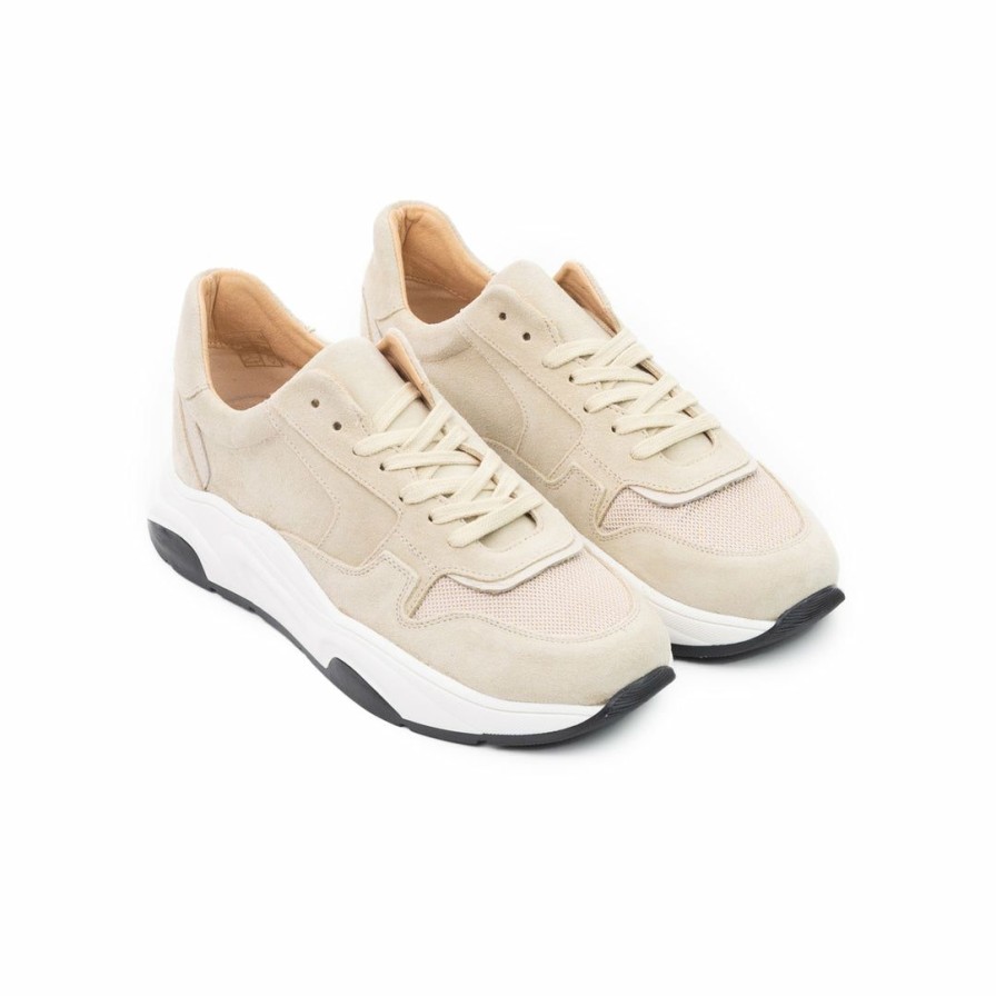 Women L'Intervalle | L'Intervalle Creep Nude Suede Mix