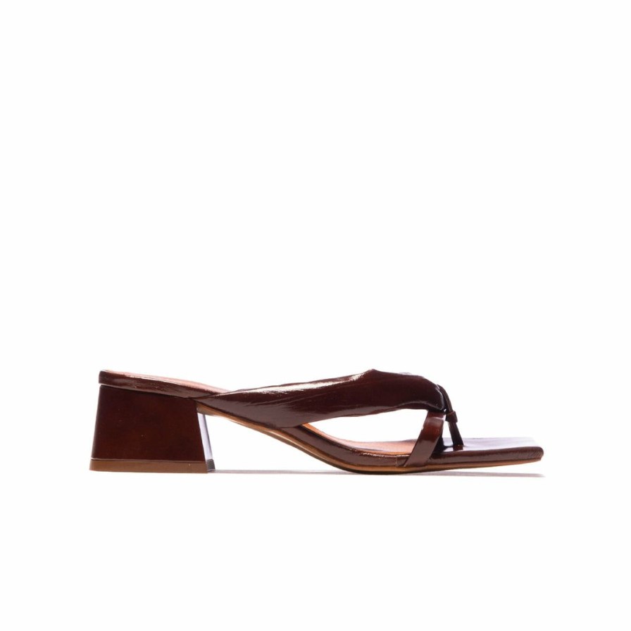 Women L'Intervalle | L'Intervalle Collins Women Chestnut Leather