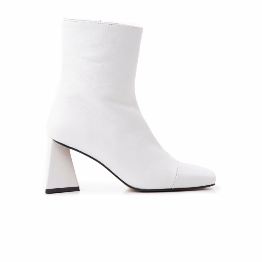 Women L'Intervalle | L'Intervalle Women Horgen White Leather