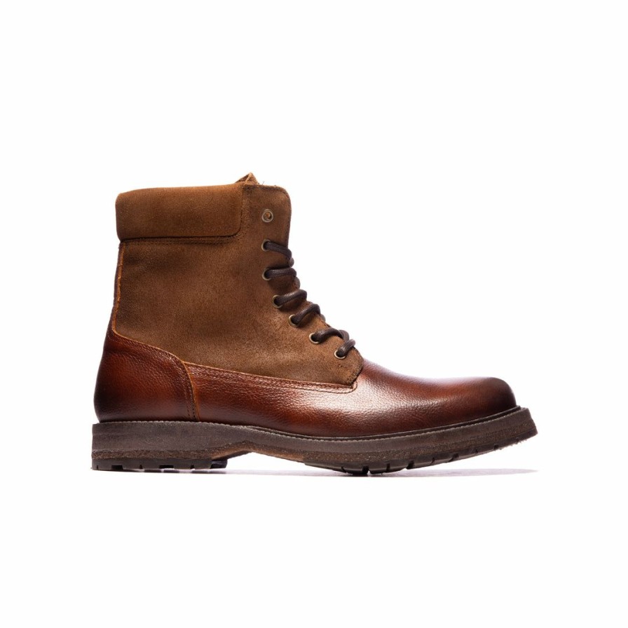 Men L'Intervalle | L'Intervalle Men Sklav Brown Leather/Nubuck