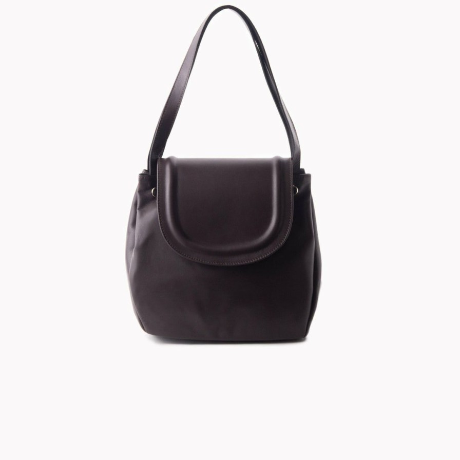 Bags L'Intervalle | L'Intervalle Women Croisette Brown Leather Brown Leather/Brun Cuir