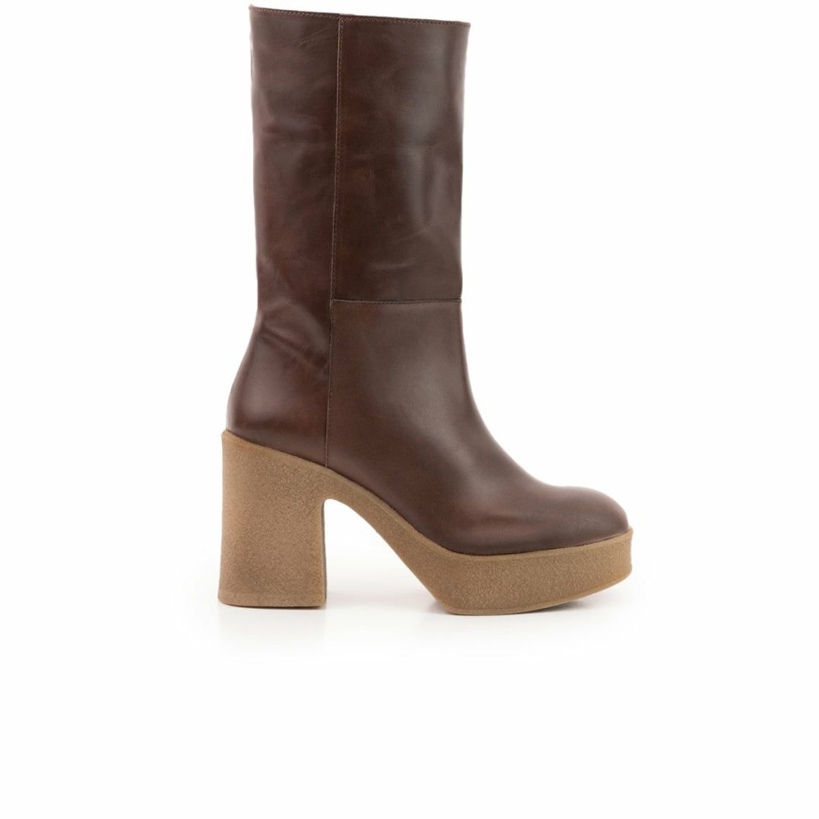 Women L'Intervalle | L'Intervalle Midway Brown Leather