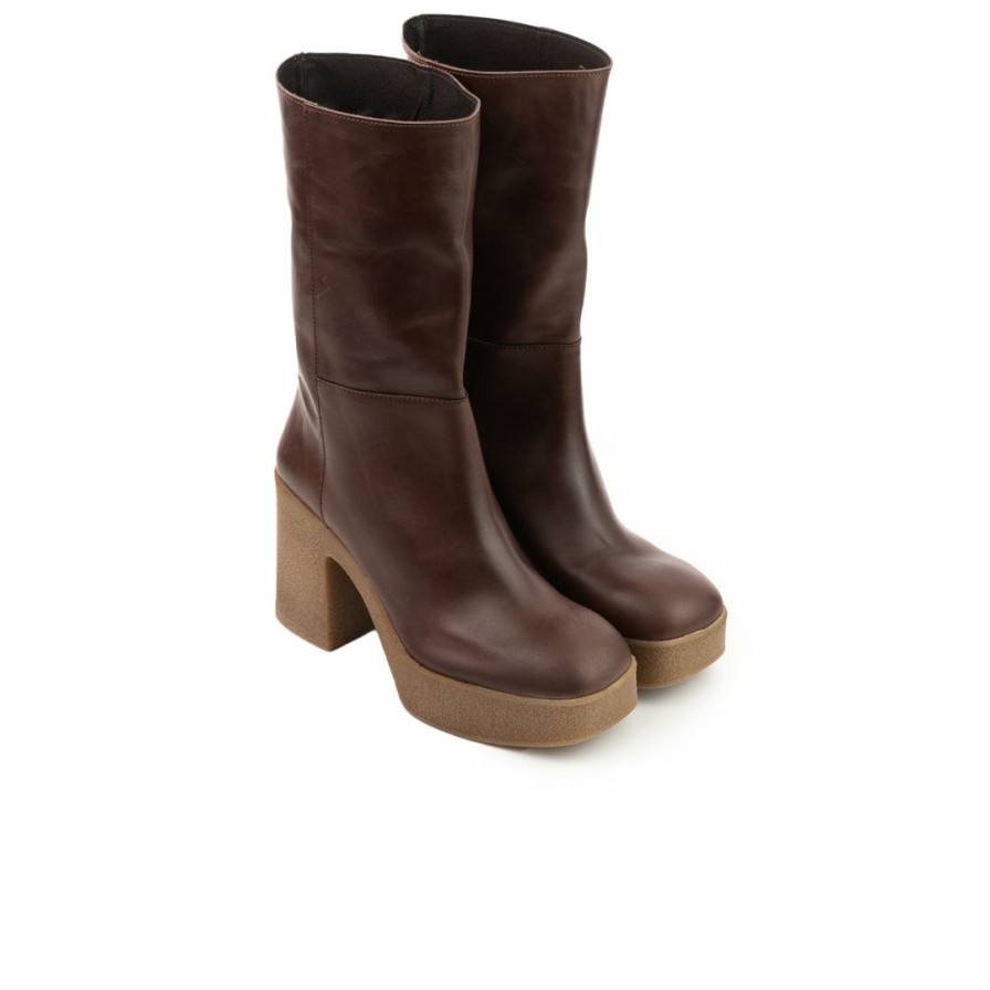 Women L'Intervalle | L'Intervalle Midway Brown Leather