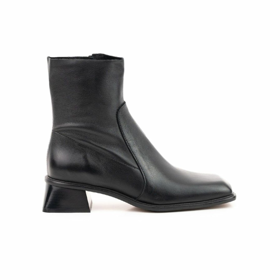 Women L'Intervalle | L'Intervalle Burgos Women Black Leather