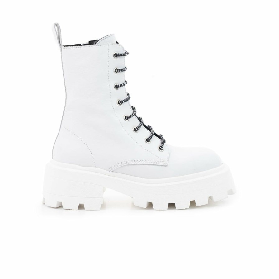 Women L'Intervalle | L'Intervalle Slytherin Women White Leather