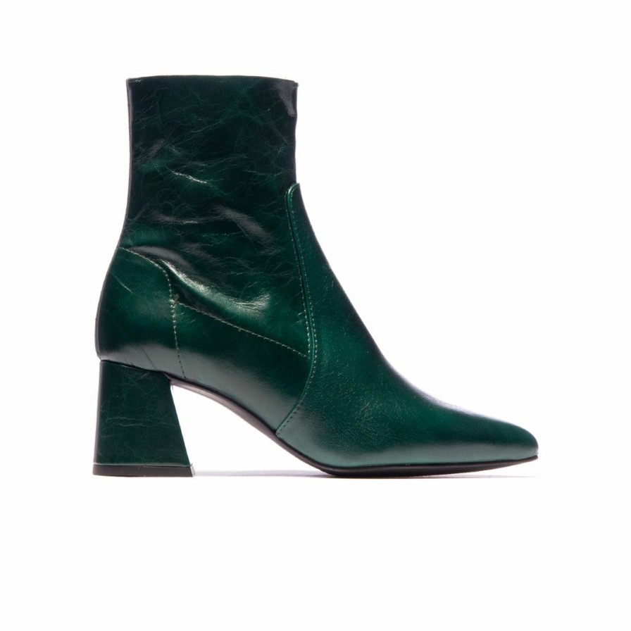 Women L'Intervalle | L'Intervalle Kiev Green Leather