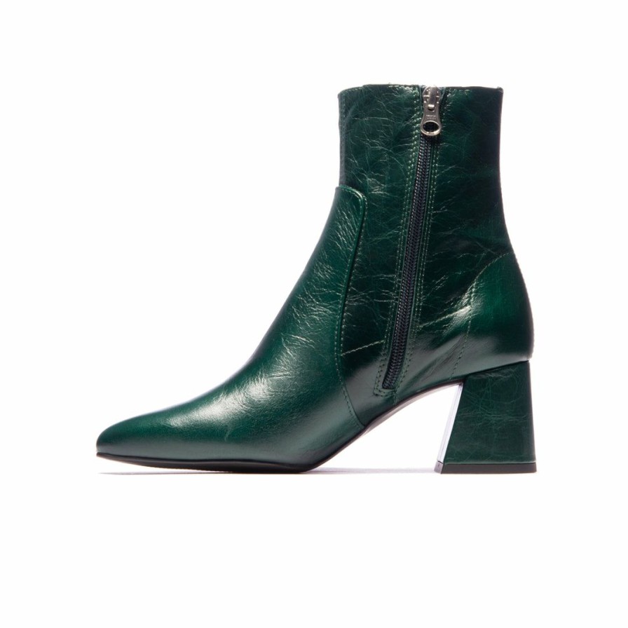 Women L'Intervalle | L'Intervalle Kiev Green Leather